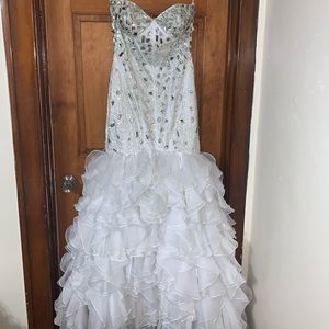Wedding Dress White Size 10